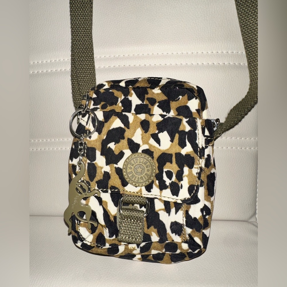 1
Kipling  Crossbody Phone Bag Multicolor Animal Print Adjustable - Strap Monkey